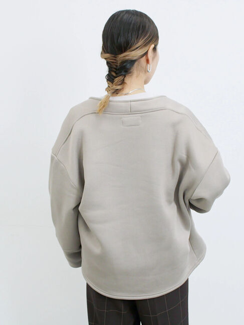 Samansa Mos2 blue「【マシンウォッシャブル】マルチスタイルボンディングブルゾン」|ブルゾン・スタジャン|