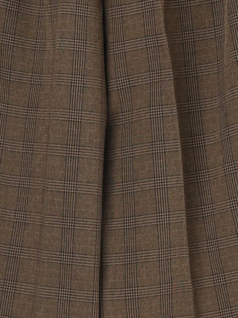 Samansa Mos2 blue「カチオン染めチェックパンツ」|その他|