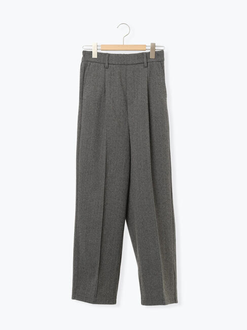 Samansa Mos2 blue「ヘリンボーンストレートパンツ」|その他|