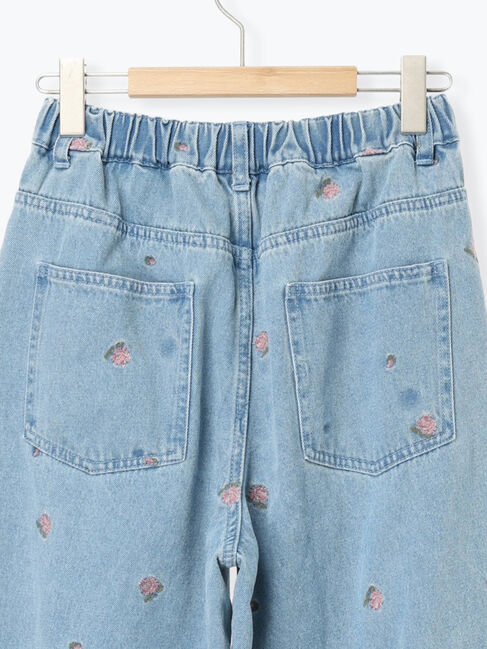 Samansa Mos2「《新色追加》【オーガニックコットン】デニムバレルパンツ」|その他|