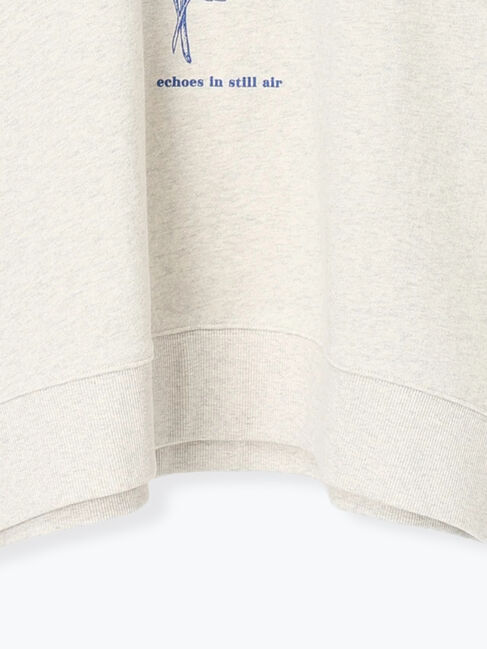 Samansa Mos2「切替ミニ裏毛プリントスウェット」|Tシャツ・カットソー|