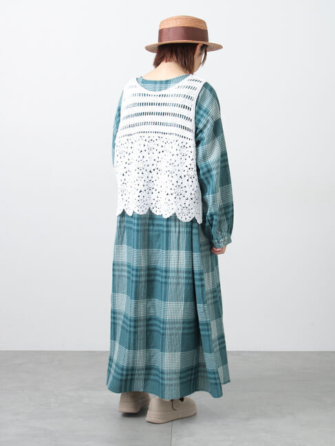 Samansa Mos2「前後2WAYクロシェベスト」|ダウンベスト・ベスト|