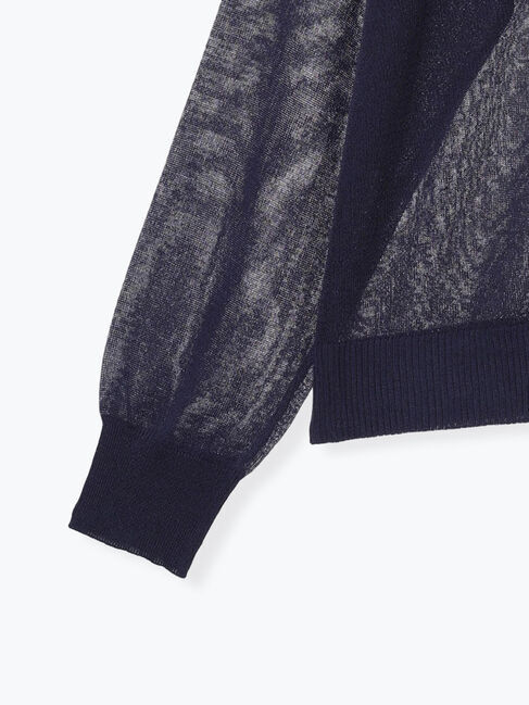 Samansa Mos2「ペーパーライクニットカーディガン」|カーディガン|