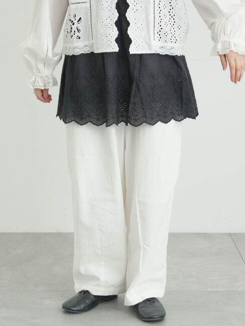 Samansa Mos2「綿麻コクーンパンツ」|その他|