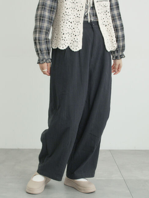 Samansa Mos2「綿麻コクーンパンツ」|その他|