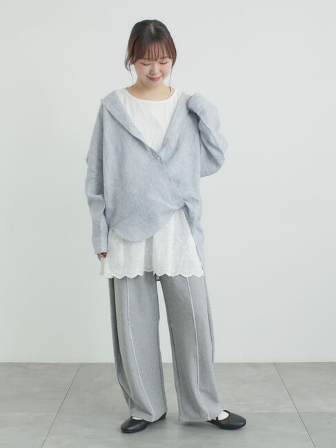 Samansa Mos2「カーブシルエットスウェットパンツ」|その他|