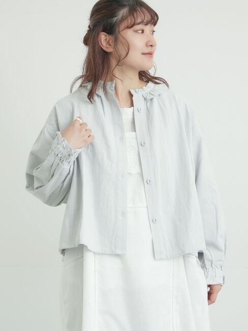 Samansa Mos2「フリル襟ジャケット」|その他|