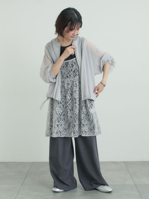 Samansa Mos2「前後2WAYレースキャミソール」|シャツ・ブラウス|