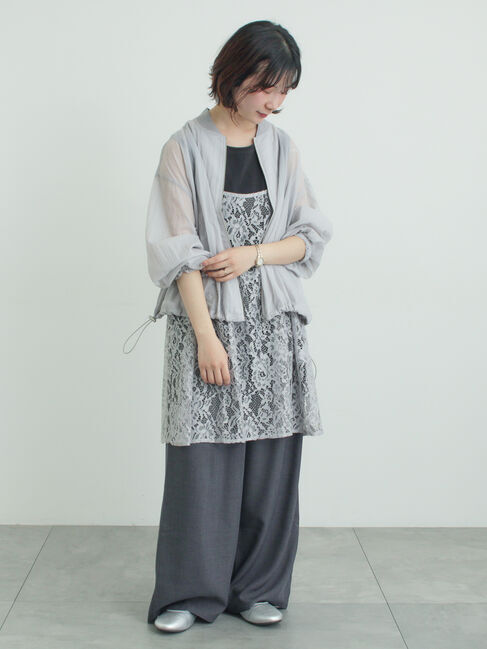 Samansa Mos2「前後2WAYレースキャミソール」|シャツ・ブラウス|