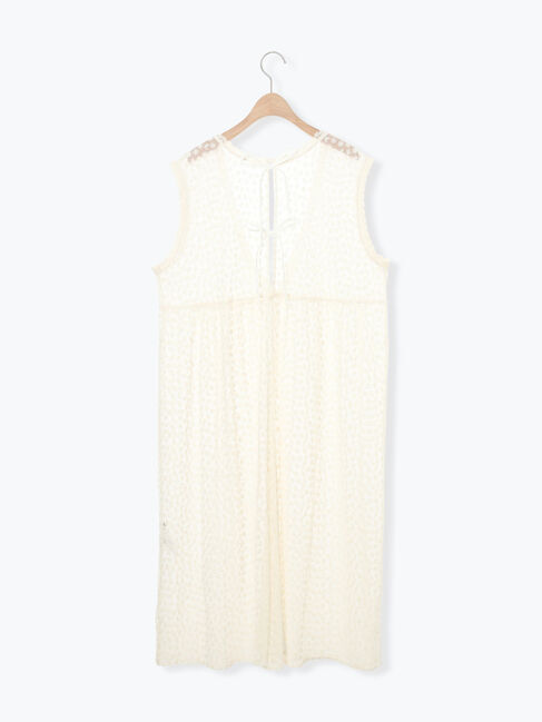 Samansa Mos2「チュール刺繍前後2WAYノースリワンピース」|ワンピース|