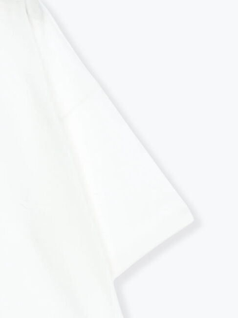 Samansa Mos2「ヴィンテージ風天竺おじさんプリント刺繍Tシャツ」|Tシャツ・カットソー|