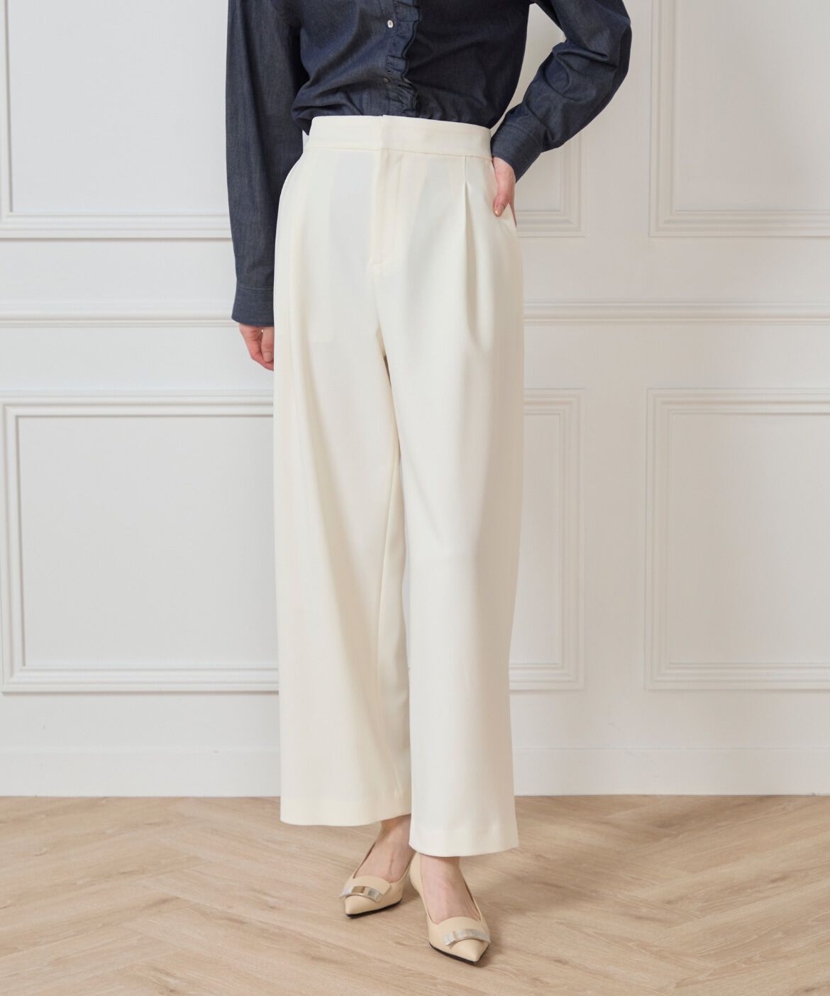 7-IDconcept.「デニムライクワイドパンツ」|その他|