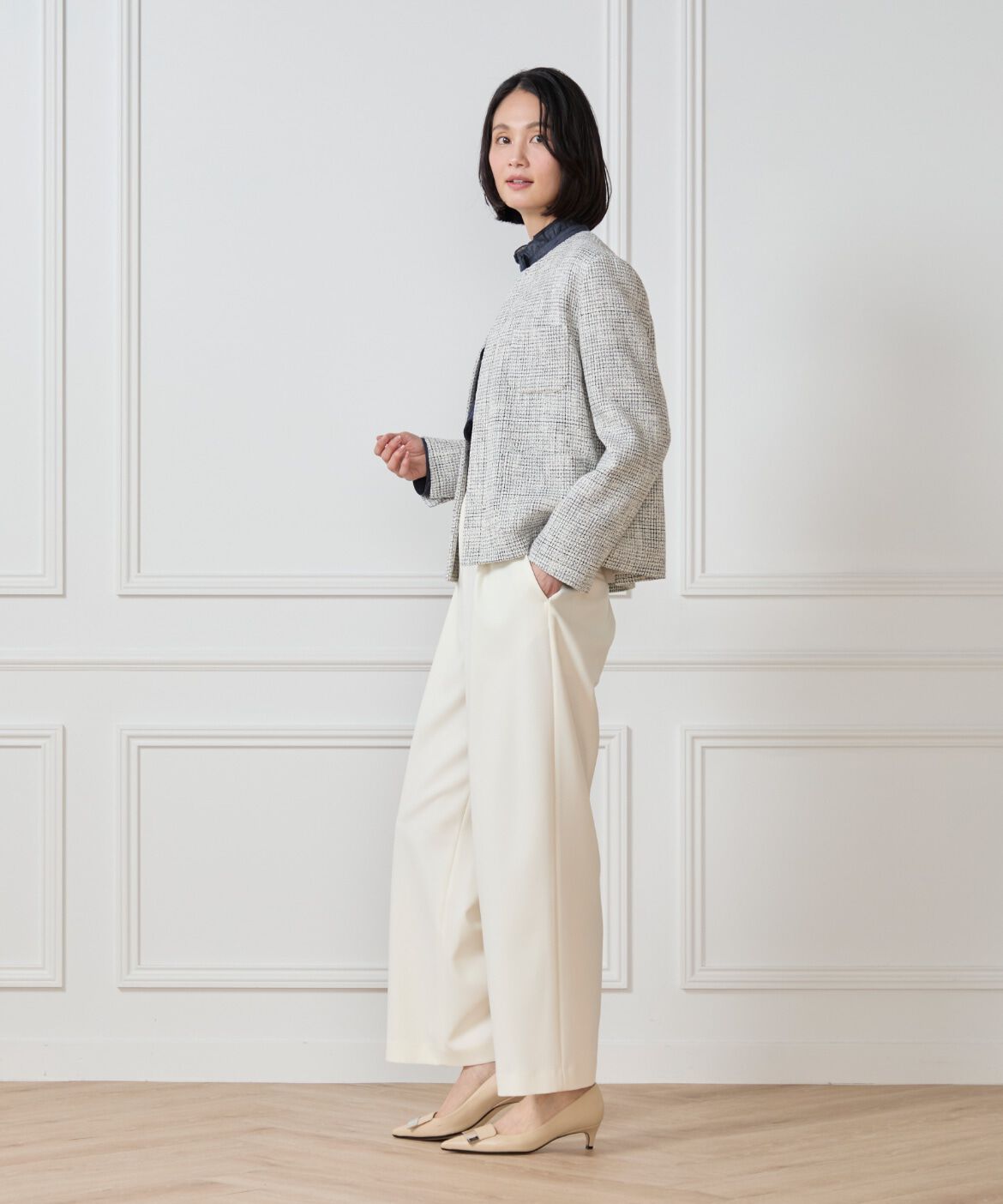 7-IDconcept.「デニムライクワイドパンツ」|その他|