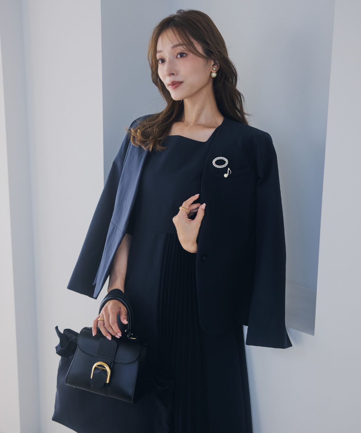 Maglie le cassetto「《ﾌﾟﾗｽｻｲｽﾞ》ﾊﾝｻﾑｽｶﾗｯﾌﾟｼﾞｬｹｯﾄ《M Maglie le cassett」|ノーカラージャケット|