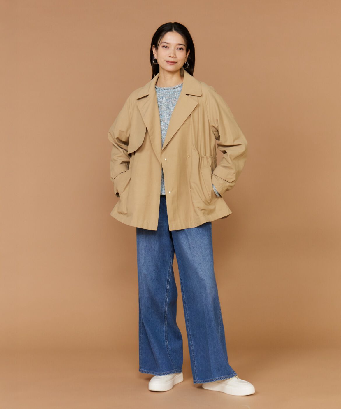 INED「《INED別注》ハイライズ・バギーデニム　Wild Ginger《Healthy DENIM》」|その他|