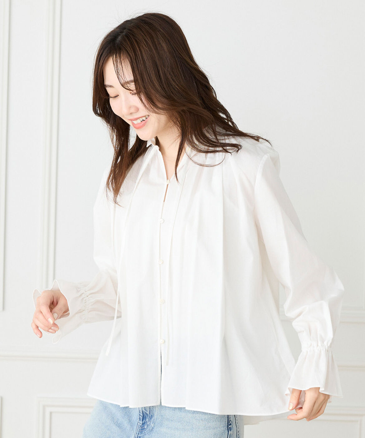 DAY by DAY it&rsquo;s international「ギャザーフリルブラウス」|シャツ・ブラウス|