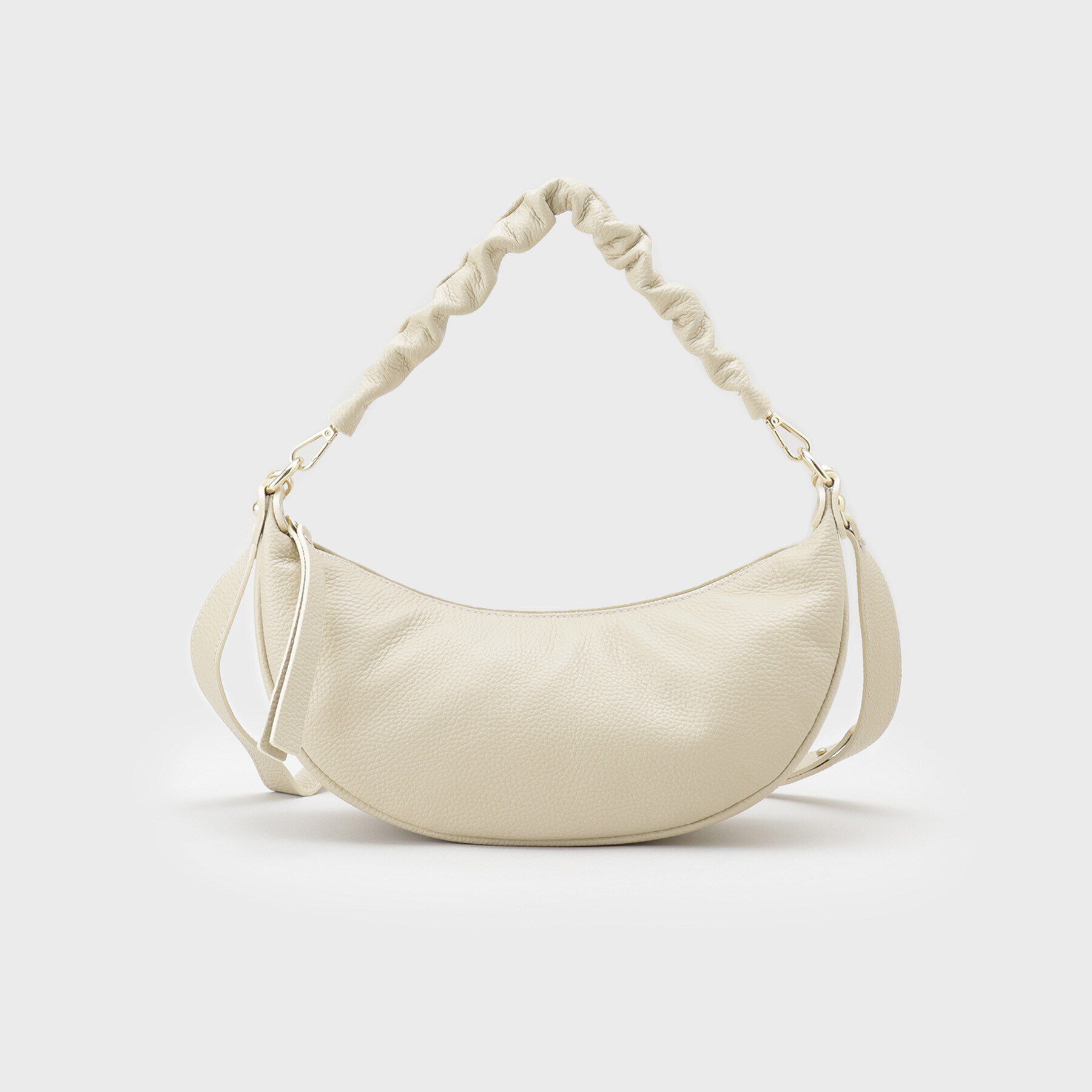 UNTITLED「【本革】ムーンショルダー」|ショルダー・メッセンジャー|オフホワイト(003