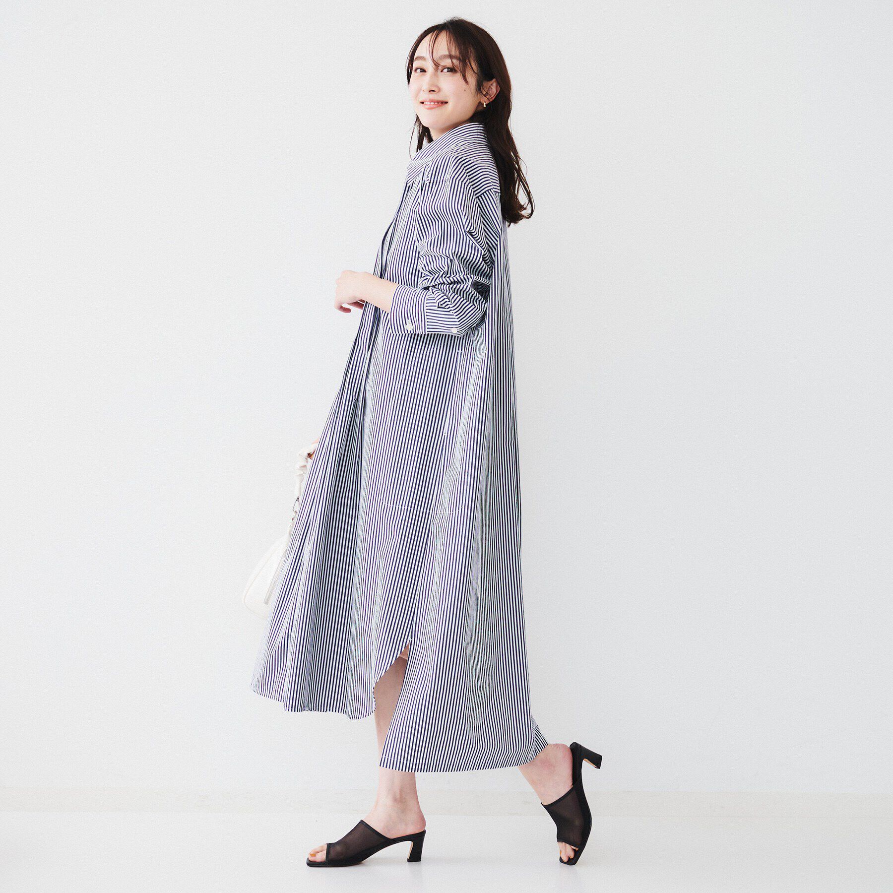 UNTITLED「タイプライターシャツワンピース」|ワンピース|