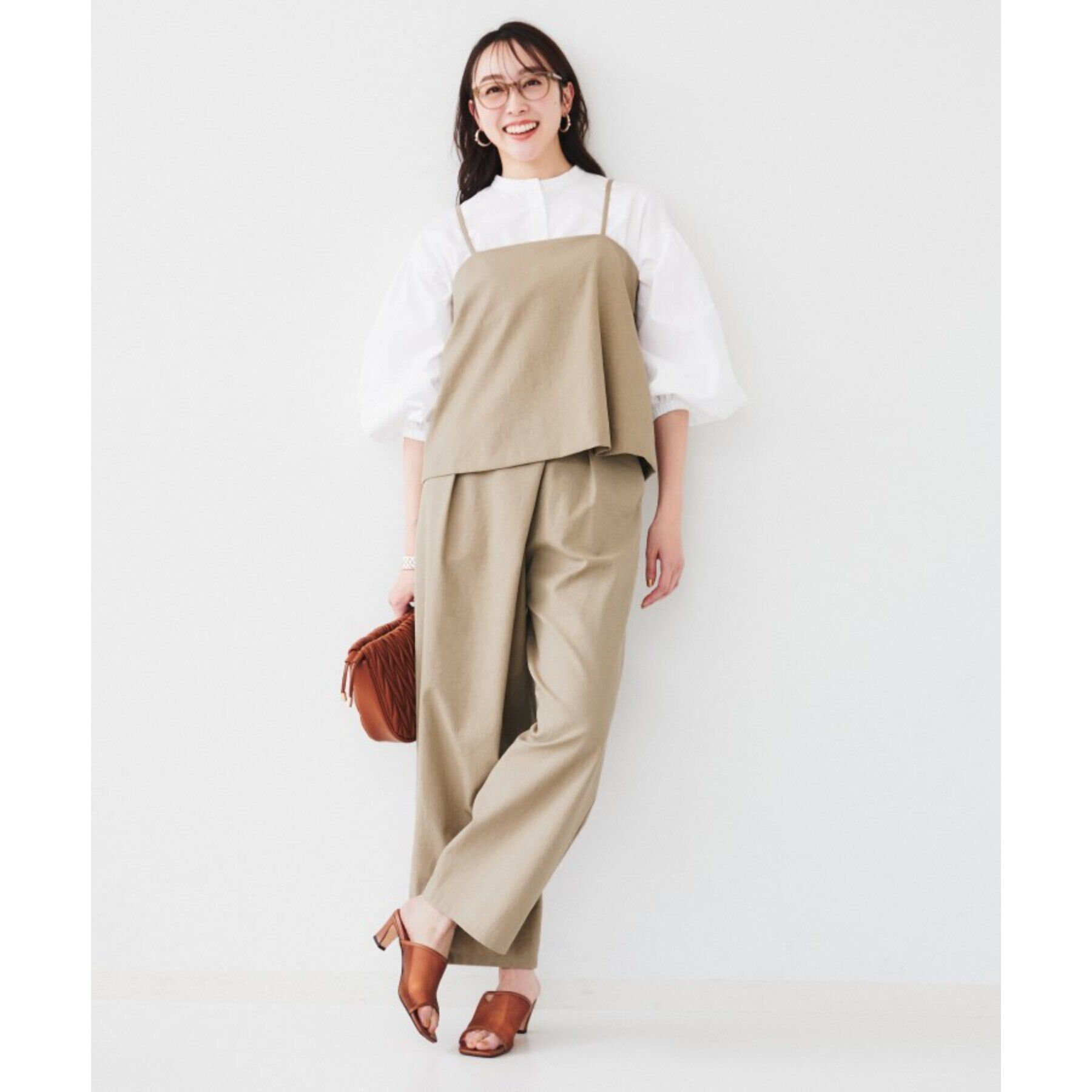 UNTITLED「【セットアップ可能】フロントラップ ワイドパンツ」|その他|