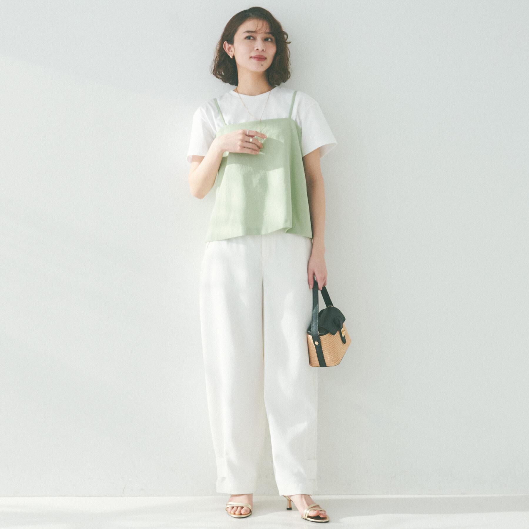 UNTITLED「【セットアップ可能】ビスチェキャミソール」|キャミソール|