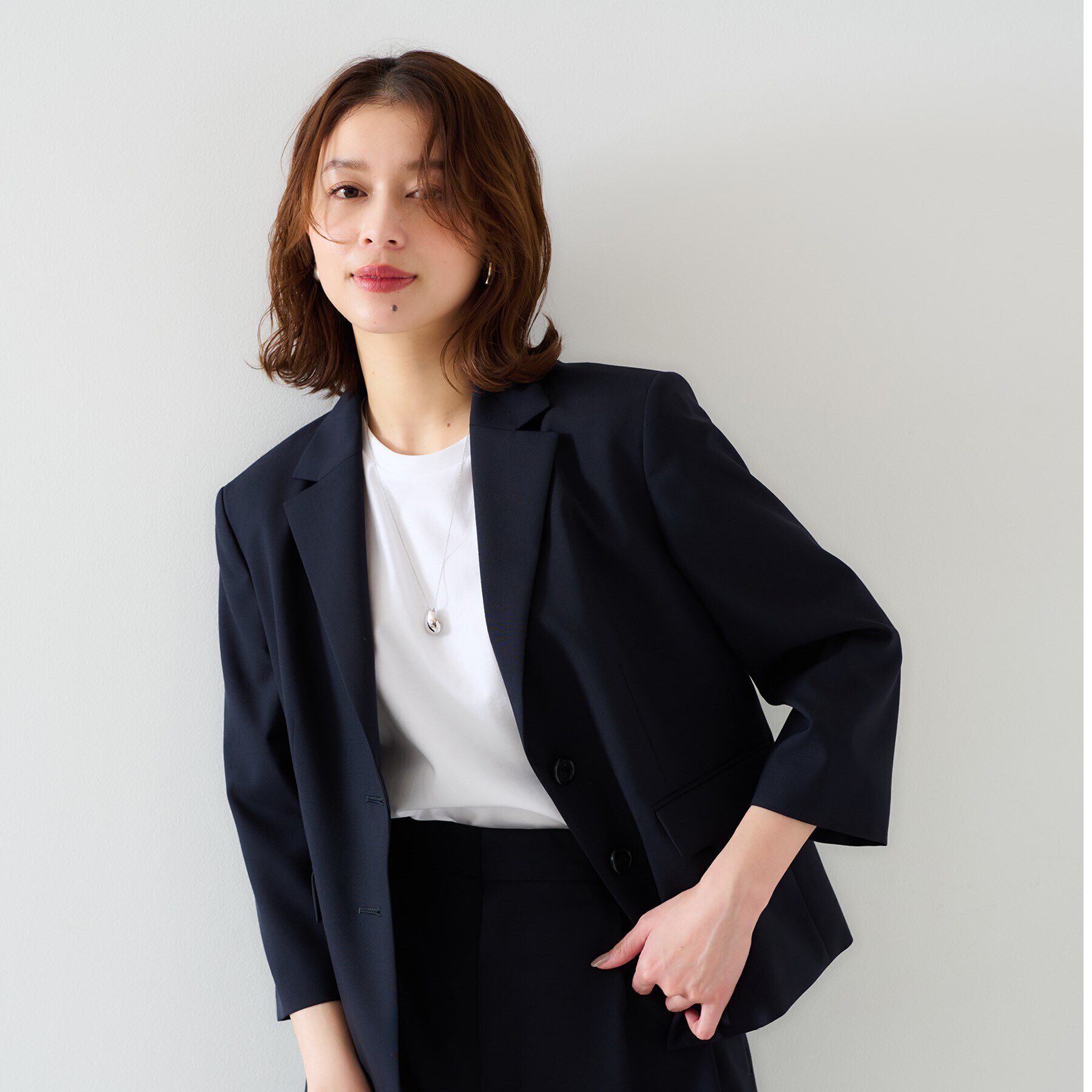 UNTITLED「【オンオフ使える/セットアップ可能】トロピカルウール シングルブレストジャケット」|テーラードジャケット|