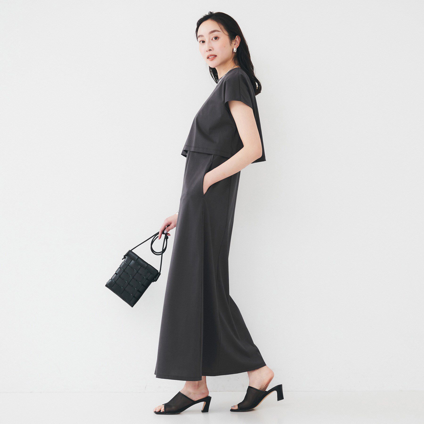 UNTITLED「【洗える／夏ワンピ／2WAY】ジャージワンピース」|ワンピース|