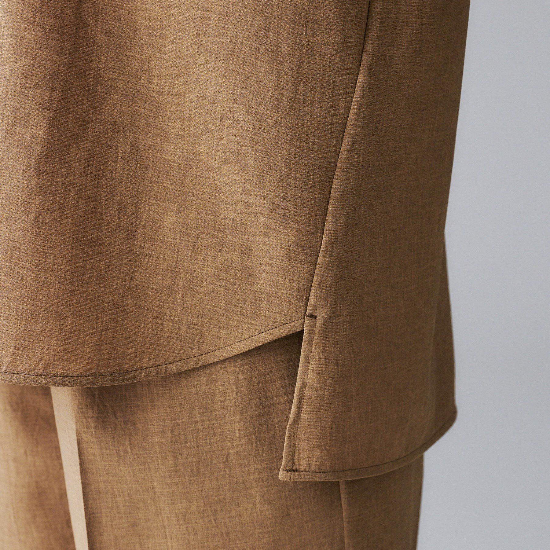 UNTITLED「【セットアップ可/はっ水/通勤】リラククール 半袖ブラウス」|シャツ・ブラウス|