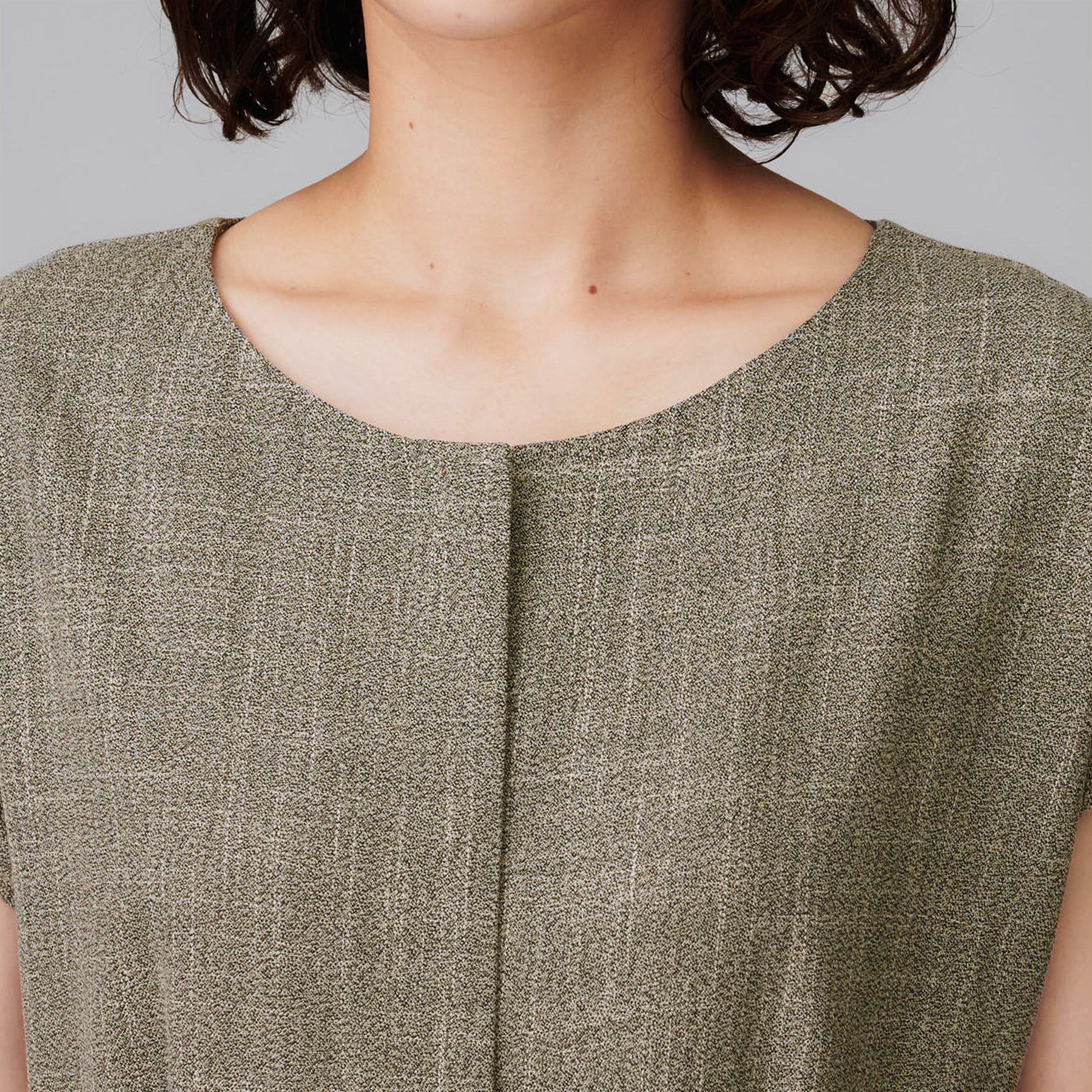 UNTITLED「【接触冷感/オールインワン/洗える】梳毛調合繊コンビネゾン」|オールインワン|