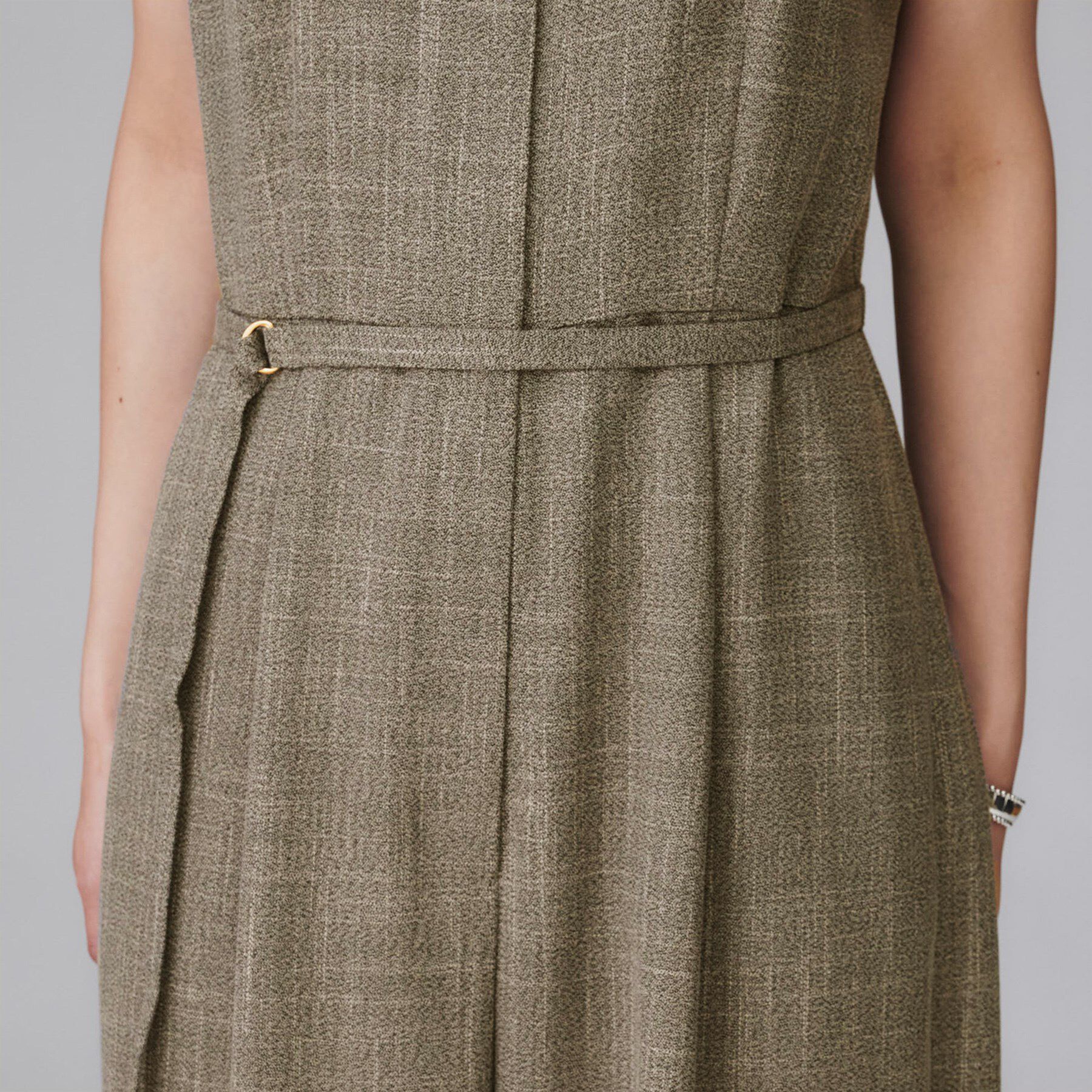 UNTITLED「【接触冷感/オールインワン/洗える】梳毛調合繊コンビネゾン」|オールインワン|