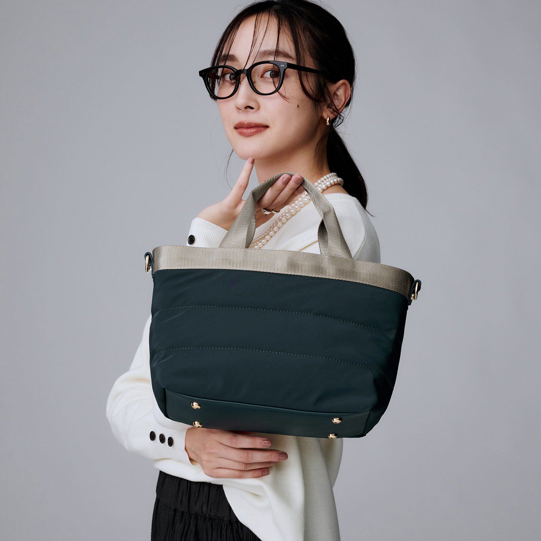 UNTITLED「2Wayパデットトート」|トートバッグ|