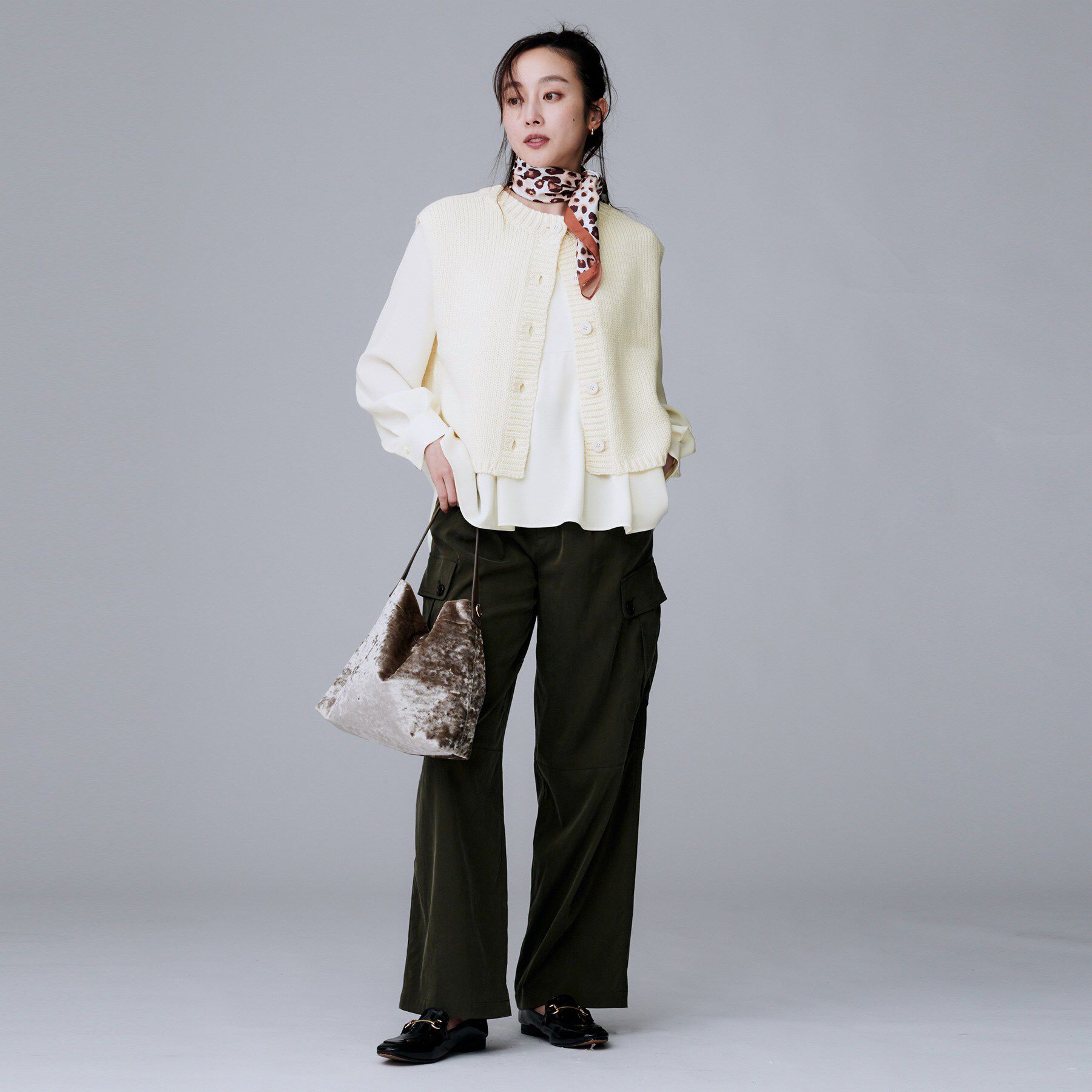 UNTITLED「【洗える/重ね着/フォーマル】レイヤード ペプラムブラウス」|シャツ・ブラウス|