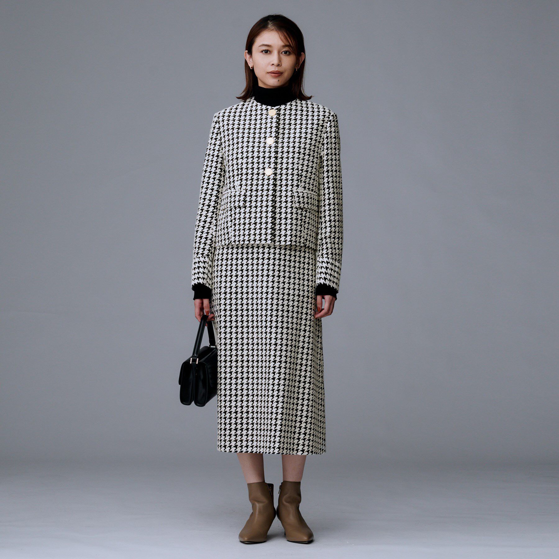 UNTITLED「【セットアップ可/きれいめ】クラシックチドリ スカート」|スカート|