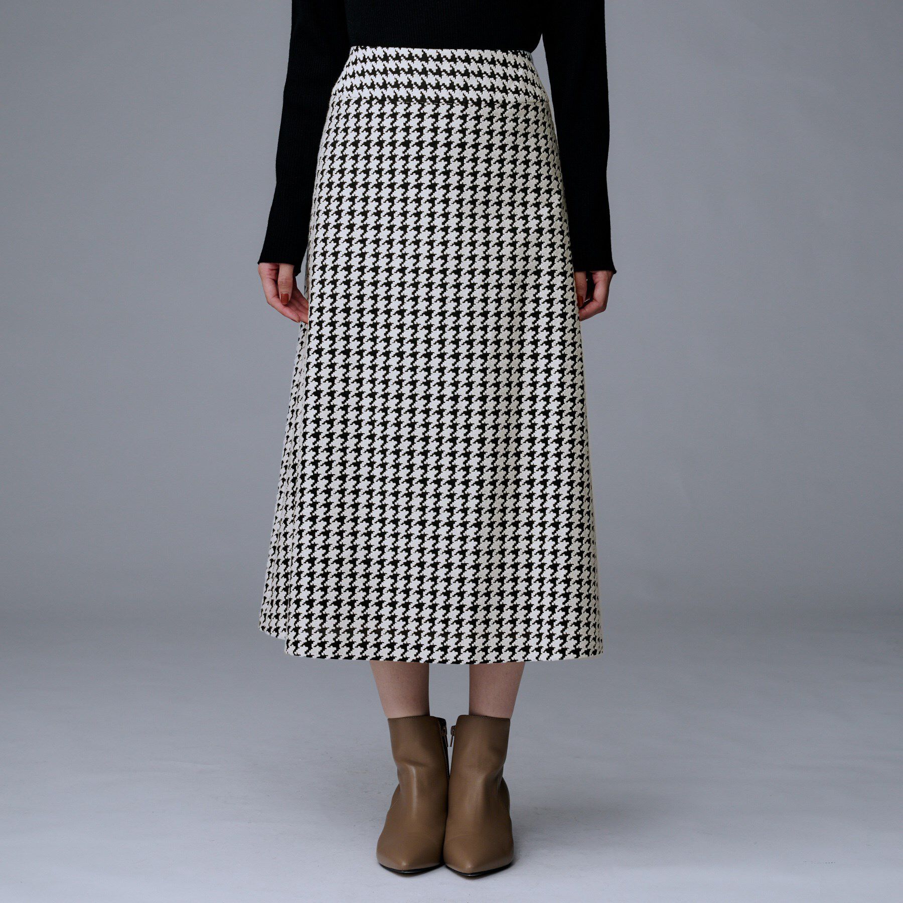 UNTITLED「【セットアップ可/きれいめ】クラシックチドリ スカート」|スカート|