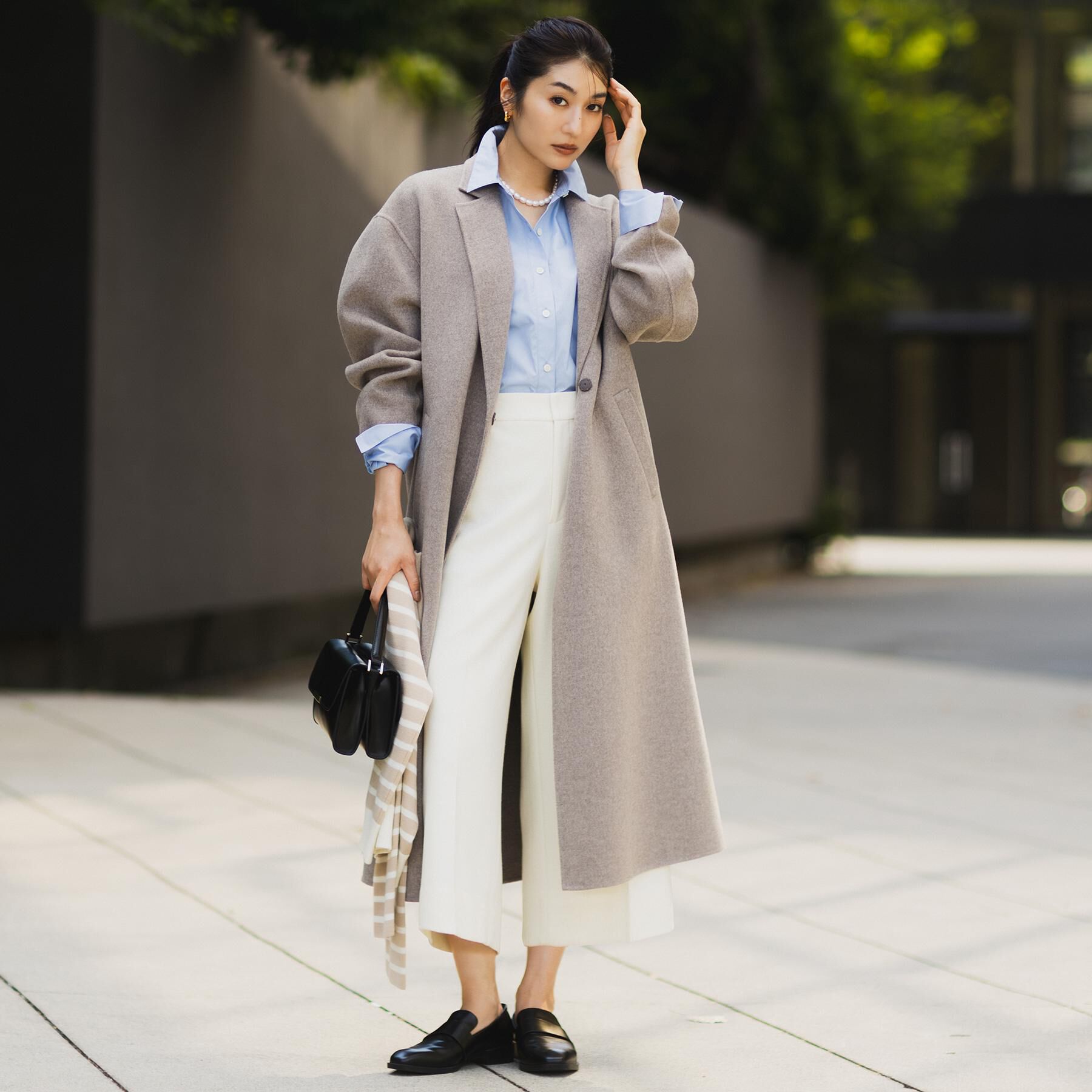 UNTITLED「【ロング丈/軽やか】テーラード　リバーコート」|チェスターコート|