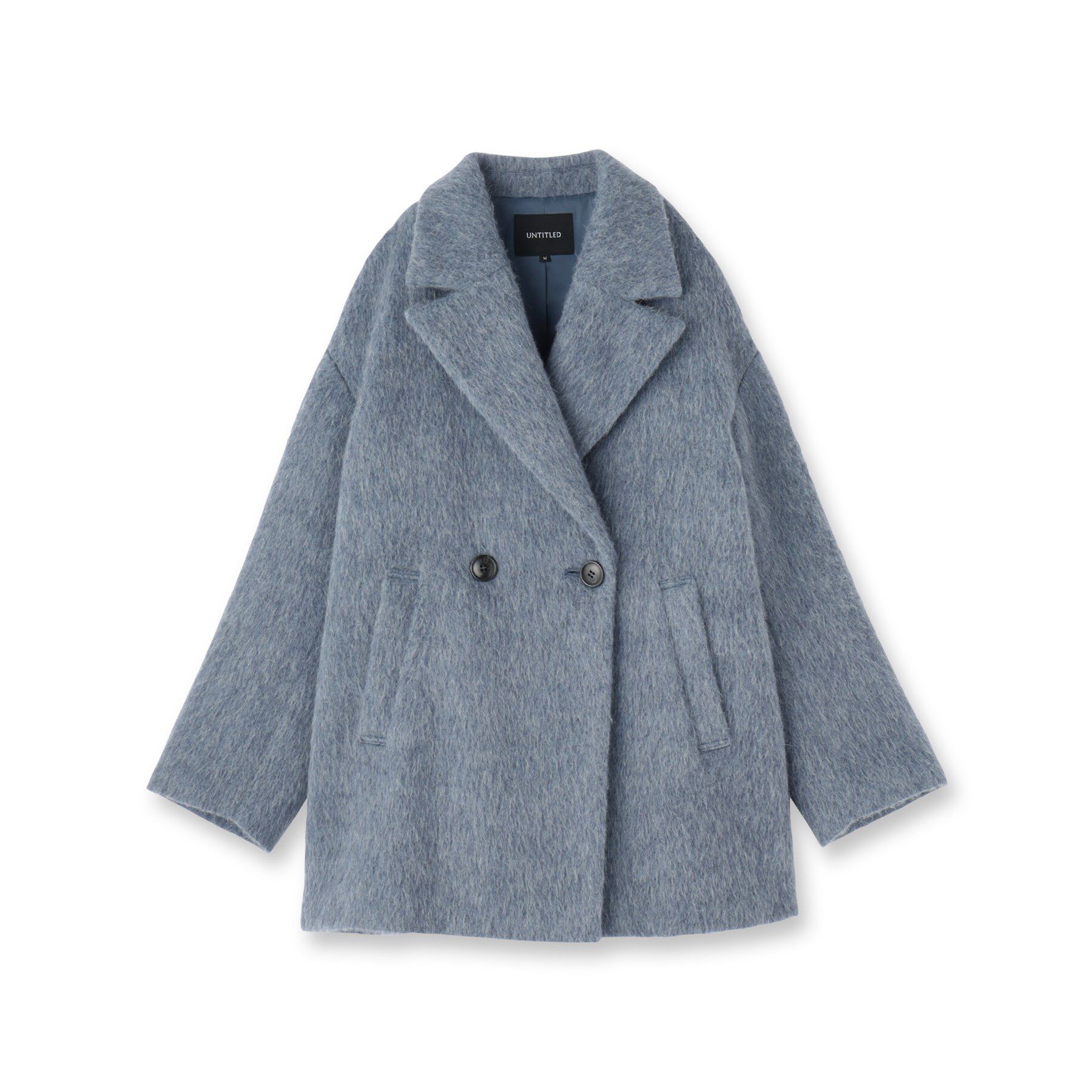 UNTITLED「【エレガントジャケット/アウター】イタリアンシャギーPコート」|ピーコート|