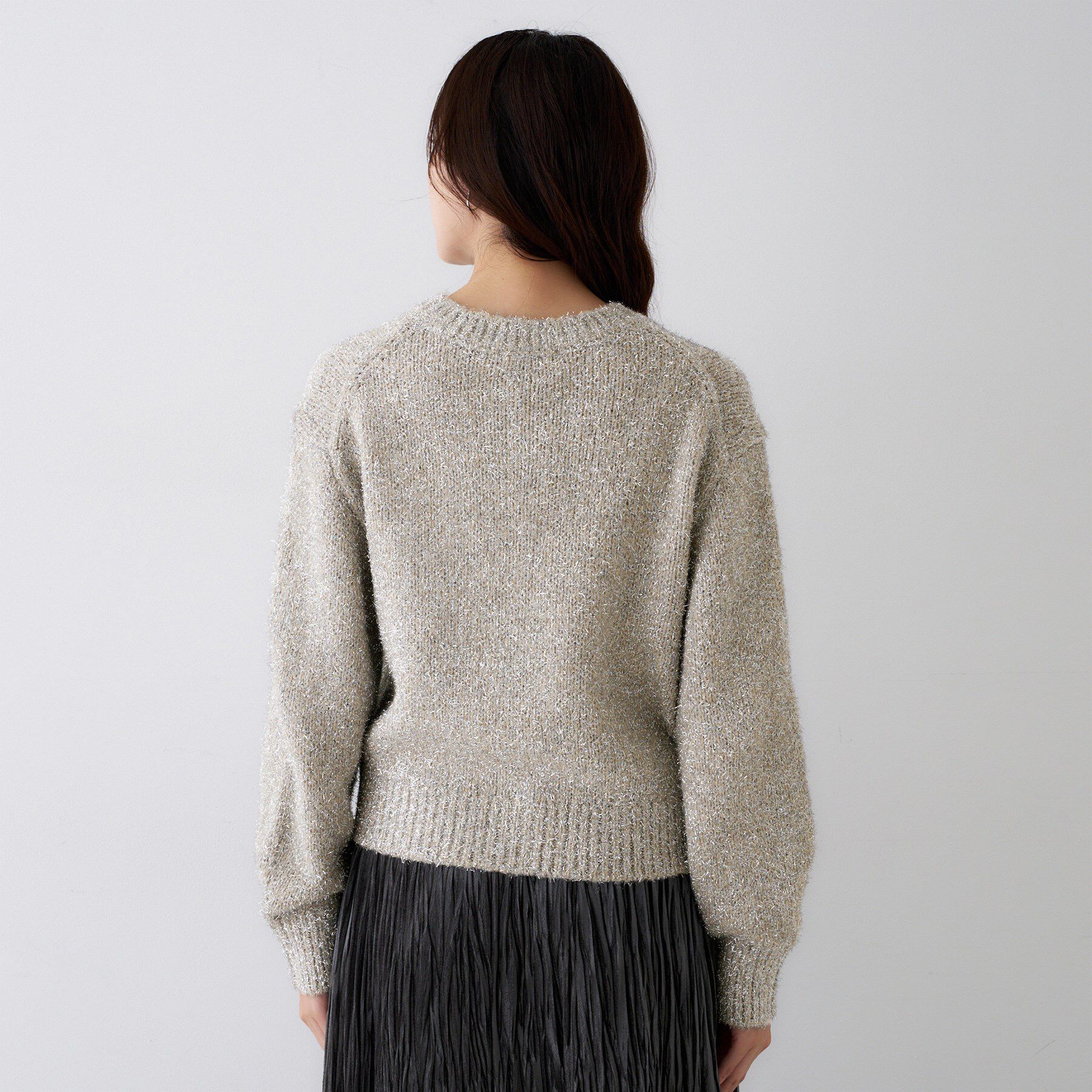 UNTITLED「【ラメ風/着映え】ファンシーヤーン カーディガン」|カーディガン|