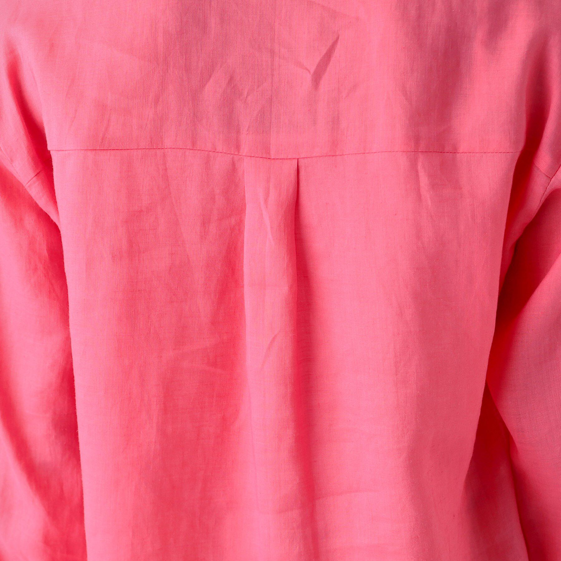 COUP DE CHANCE「【ラミー100％／洗える】ギャザーブラウス」|シャツ・ブラウス|