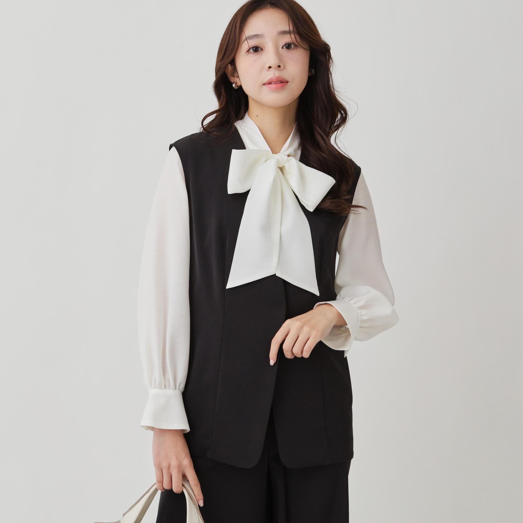 COUP DE CHANCE「【手洗い可／日本製】カラーレスジレ」|ベスト・ジレ|