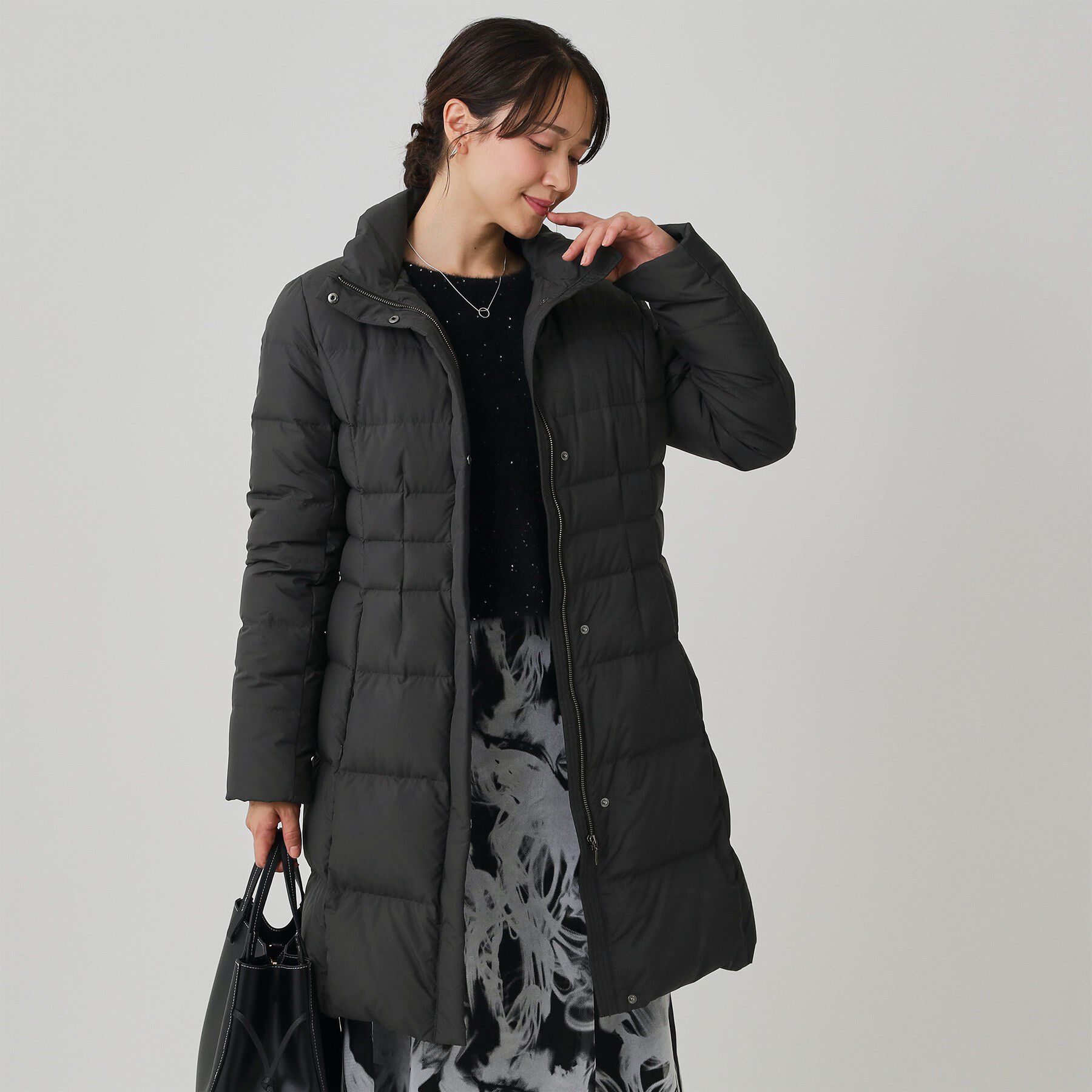 COUP DE CHANCE「【フランス産ホワイトダックダウン／FP800保温性◎／抗菌防臭／手洗い可】ロングダウンコート」|ダウン|