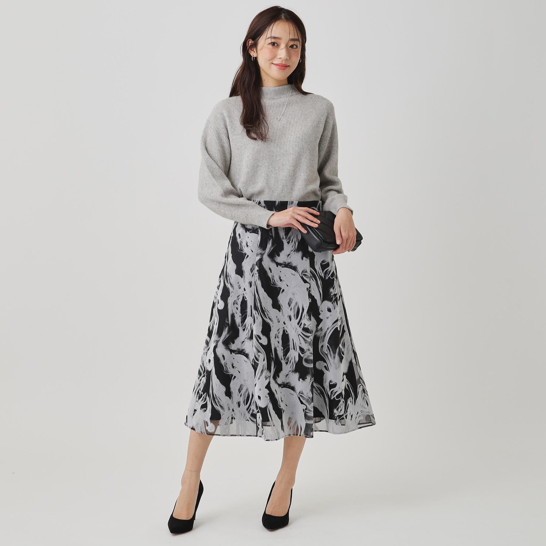 COUP DE CHANCE「【ヘアリー感／軽い】モックネックニット」|ニット・セーター|