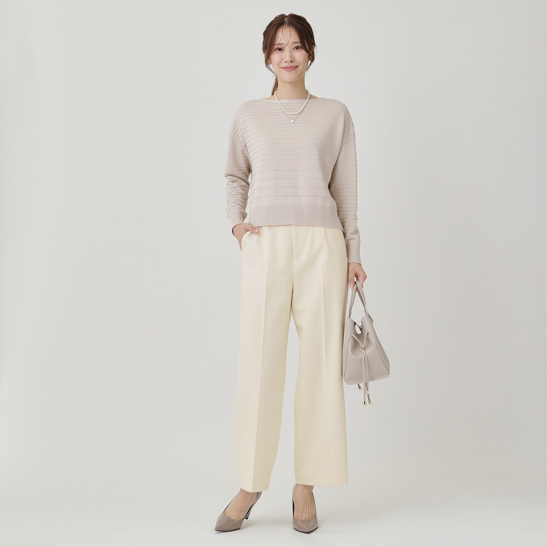 COUP DE CHANCE「【日本製】ラメ入りツイードパンツ」|その他|