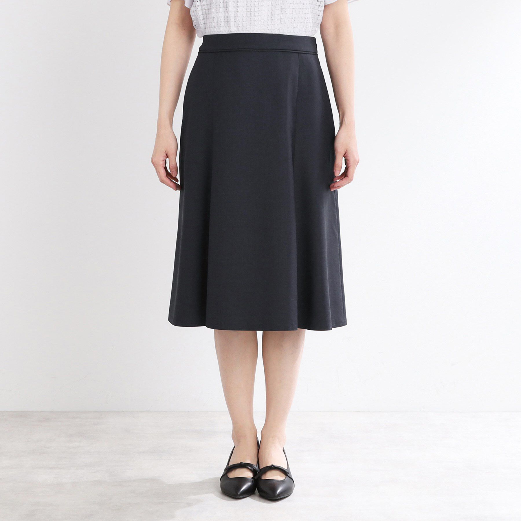 Reflect「【洗える／セットアップ可】ドライタッチフレアスカート」|スカート|