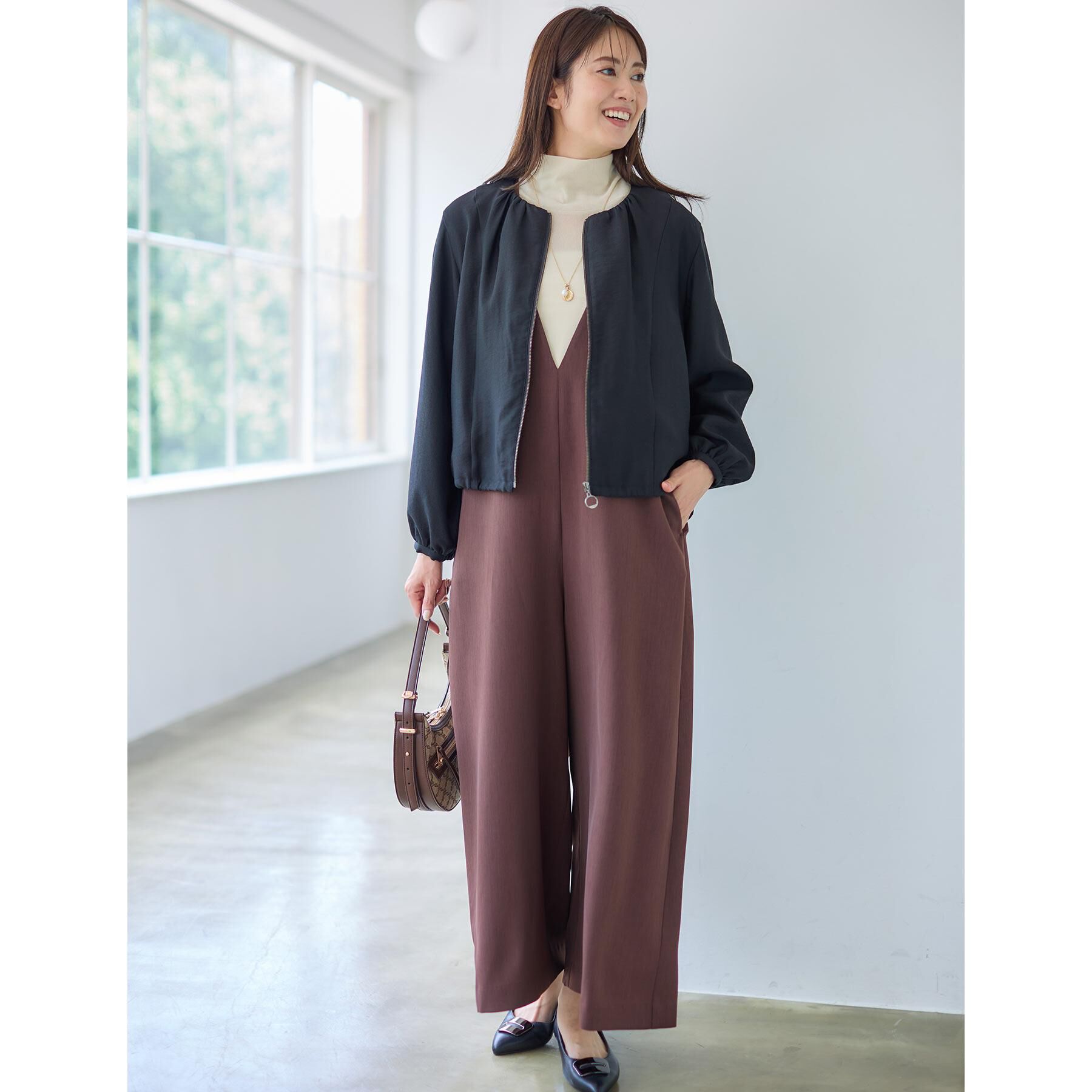 Reflect「【ライトアウター／ゆったり羽織れる／気軽な羽織りに◎】ライトブルゾン」|ブルゾン・スタジャン|