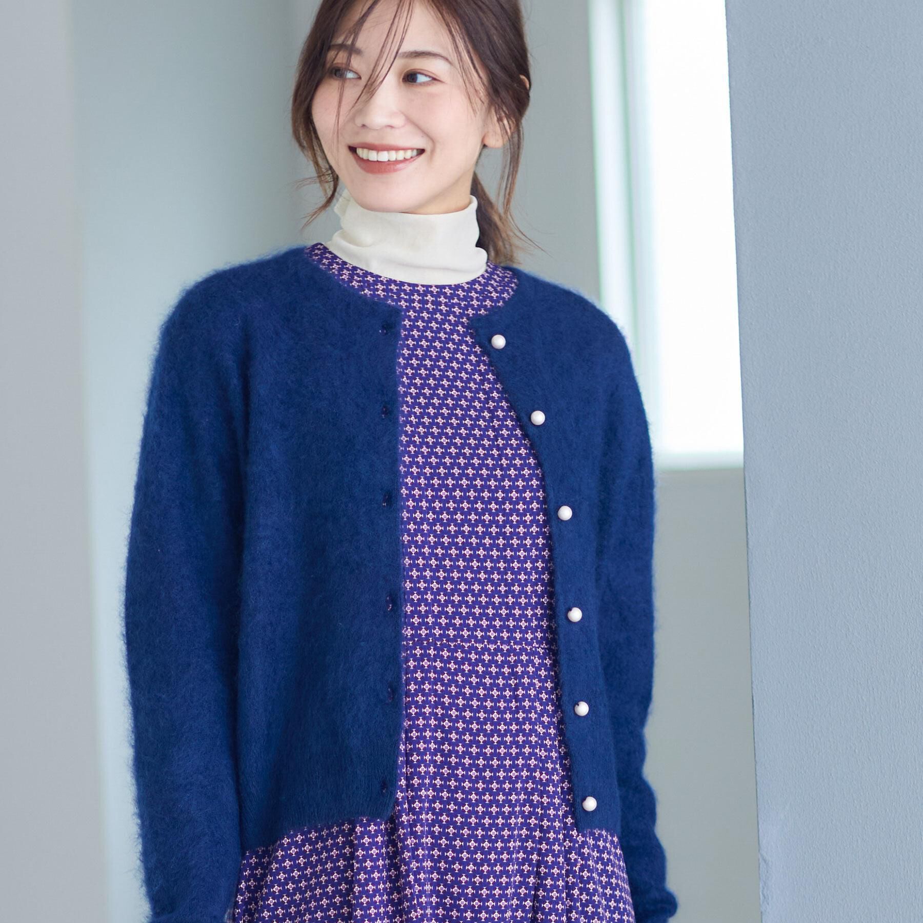 Reflect「【秋映え／カシミヤ100％／プルオーバーとしても◎】ふんわりカーディガン」|カーディガン|