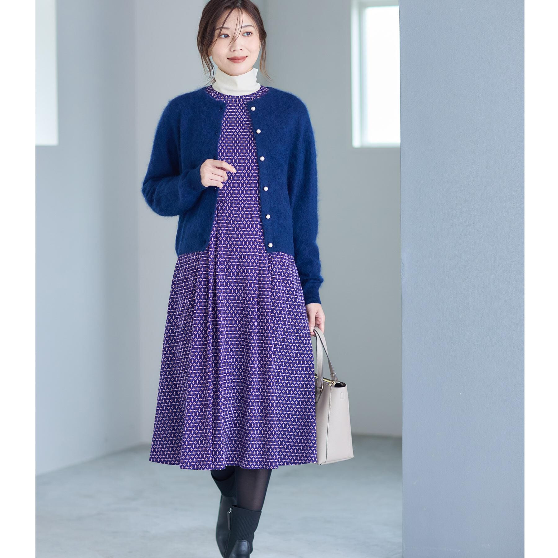 Reflect「【秋映え／カシミヤ100％／プルオーバーとしても◎】ふんわりカーディガン」|カーディガン|