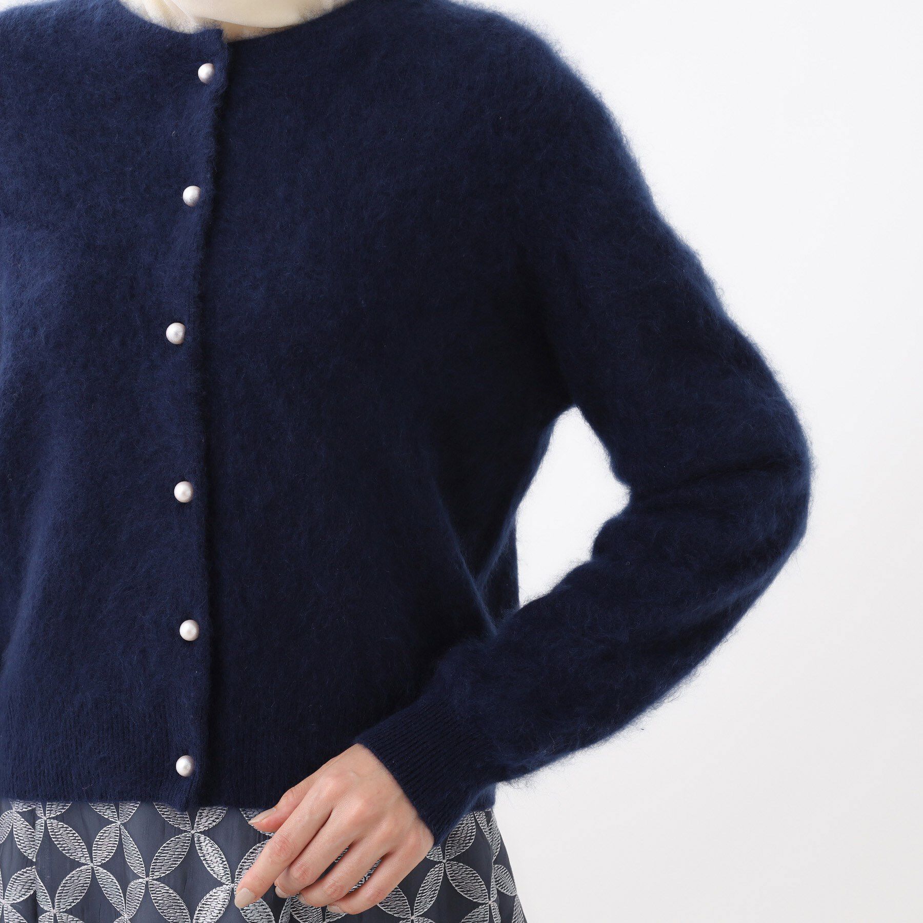 Reflect「【秋映え／カシミヤ100％／プルオーバーとしても◎】ふんわりカーディガン」|カーディガン|