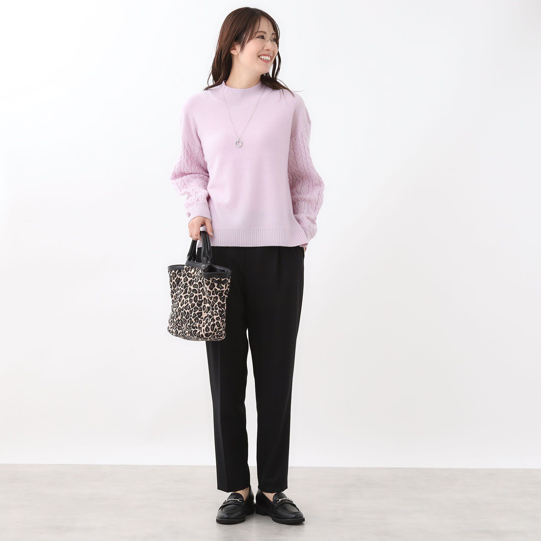 Reflect「【腰周りすっきり◎】センタープレス入りテーパードパンツ」|その他|