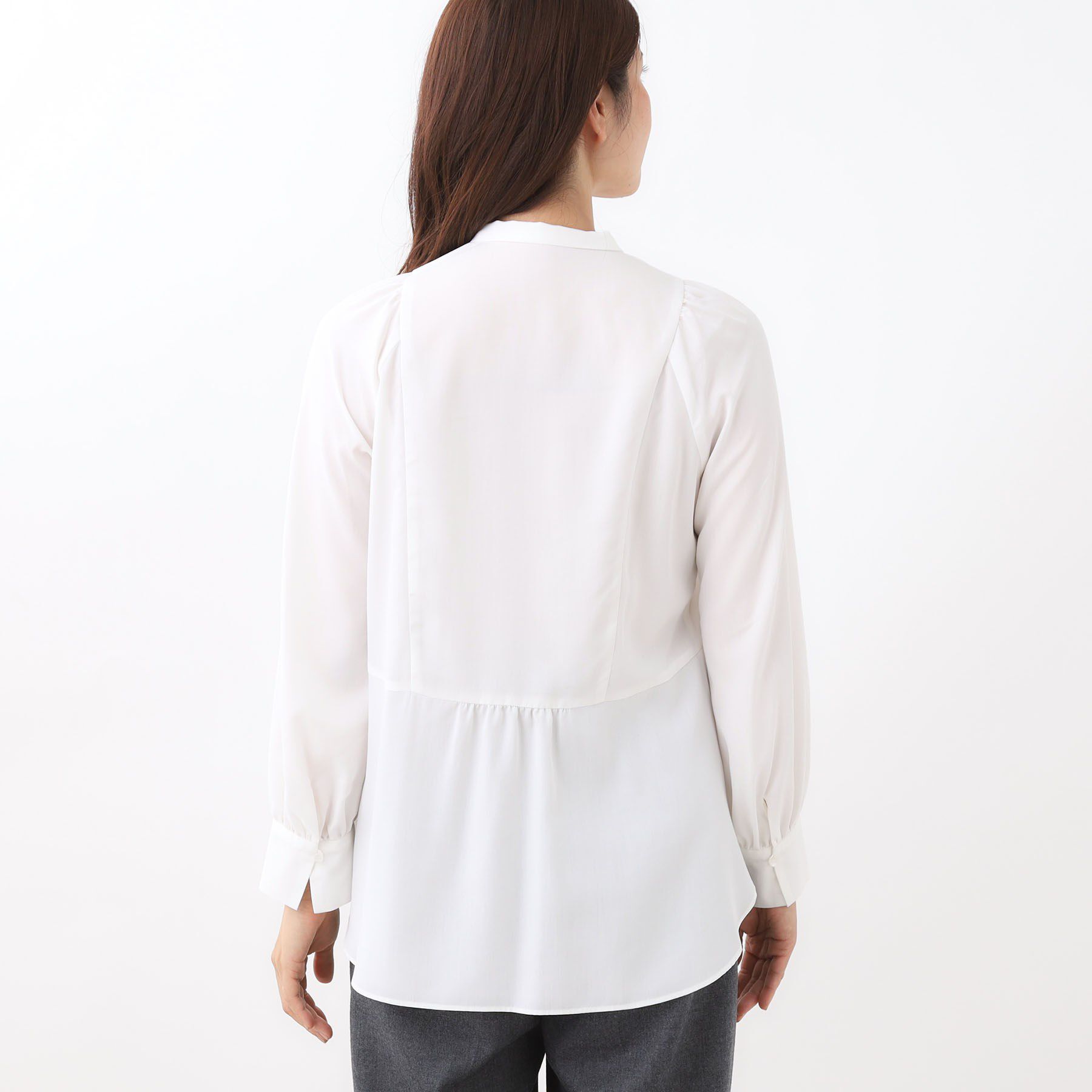 Reflect「【レイヤードに◎】ボウタイブラウス」|シャツ・ブラウス|