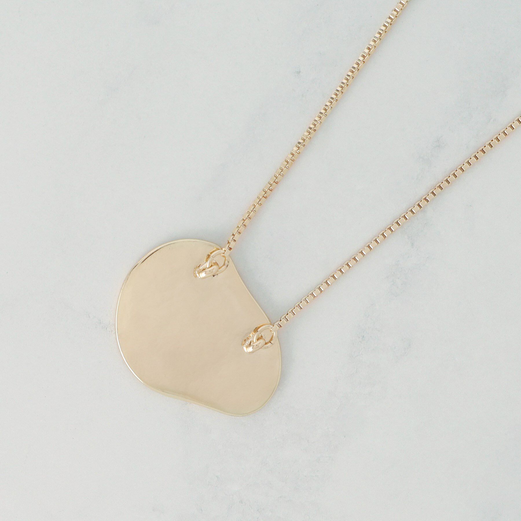 Reflect「メタルプレートロングネックレス」|ネックレス|