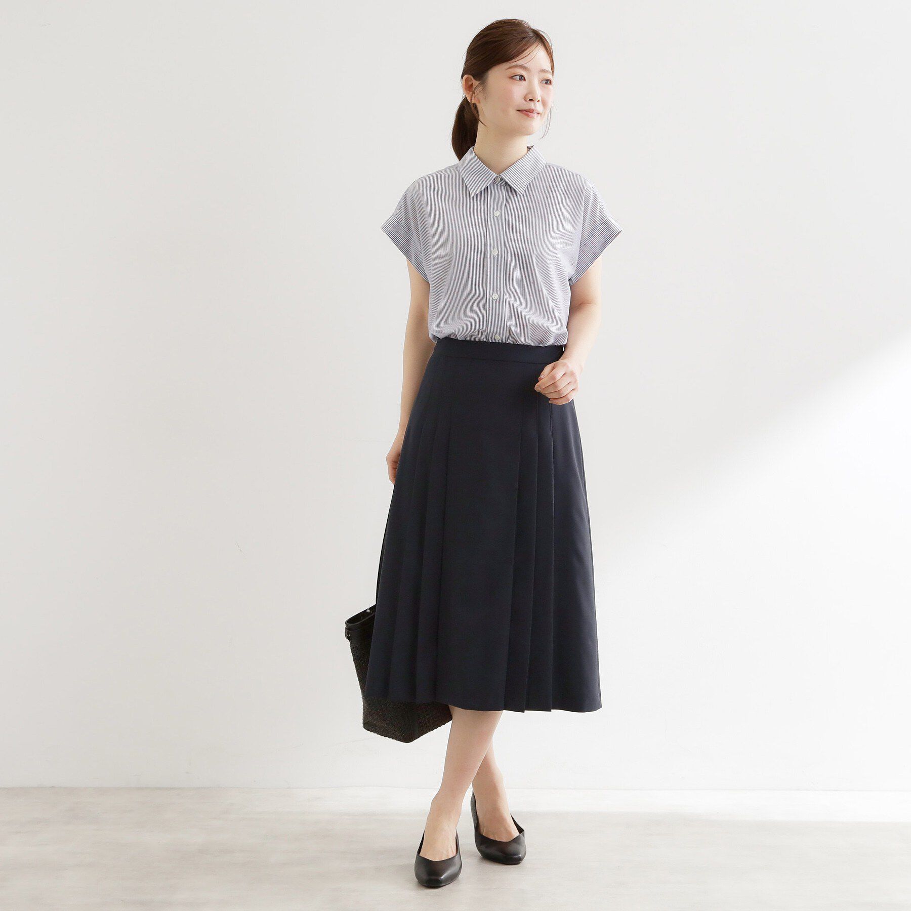 Reflect「タックプリーツセミロング丈スカート」|スカート|